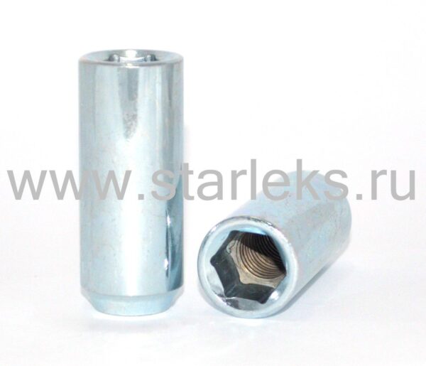 Гайка колёсная М14x2.0x57 цинк конус, ключ внутренний 6-гранник 171912XL