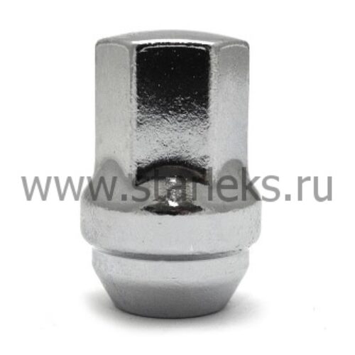 Гайка колёсная М14×1.5×45.5 хром конус, ключ 22