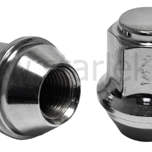 Гайка колёсная М14×1.5×37 хром конус, ключ 21