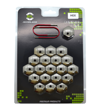 Титаниум колпачки на болты и гайки 17 мм