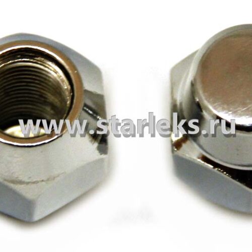 Гайка колёсная М14×1.5×26 хром конус, ключ 21