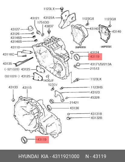 Сальник привода TMG 102310070