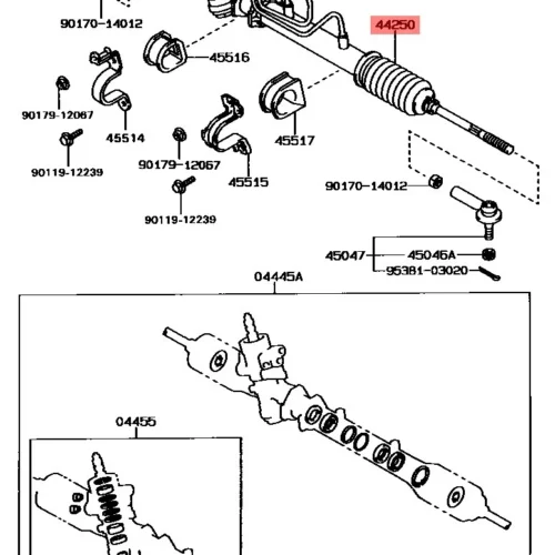 Рулевая тяга CTS 14A120036