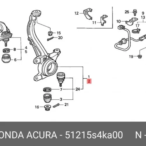 Шаровая опора нижняя EEP 15B120012