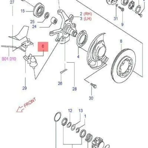 Шаровая опора нижняя EEP 15C120009