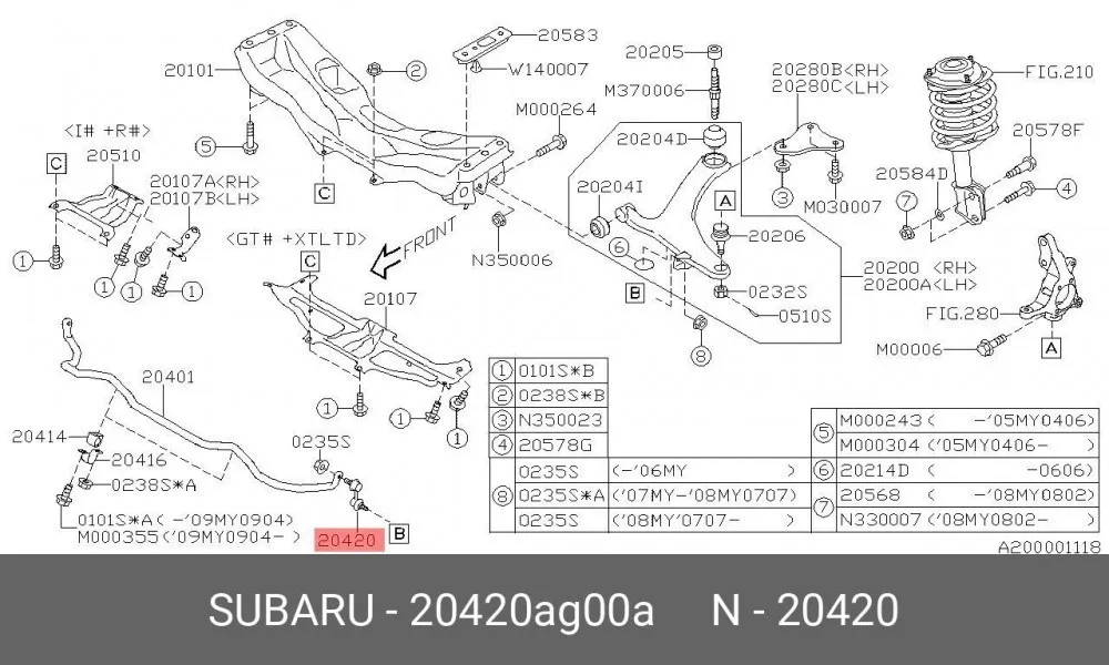 Стойка стабилизатора переднего EEP 15F120003 — изображение 2