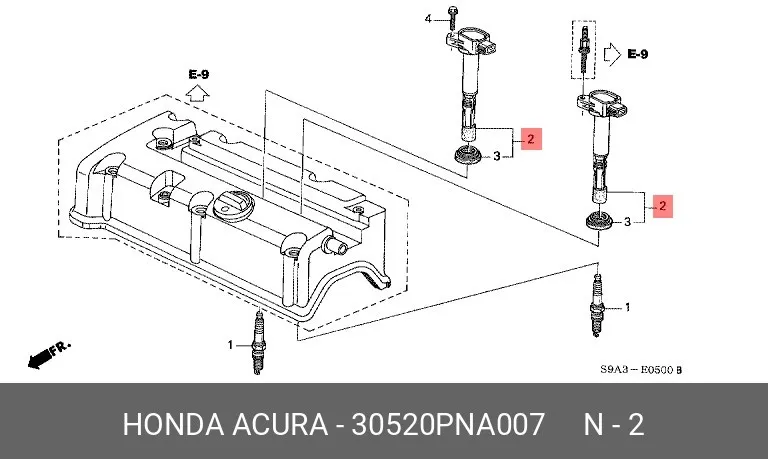 Катушка зажигания RAMEDER 20B250003