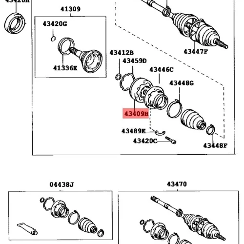 ШРУС внутренний EEP 59A200034