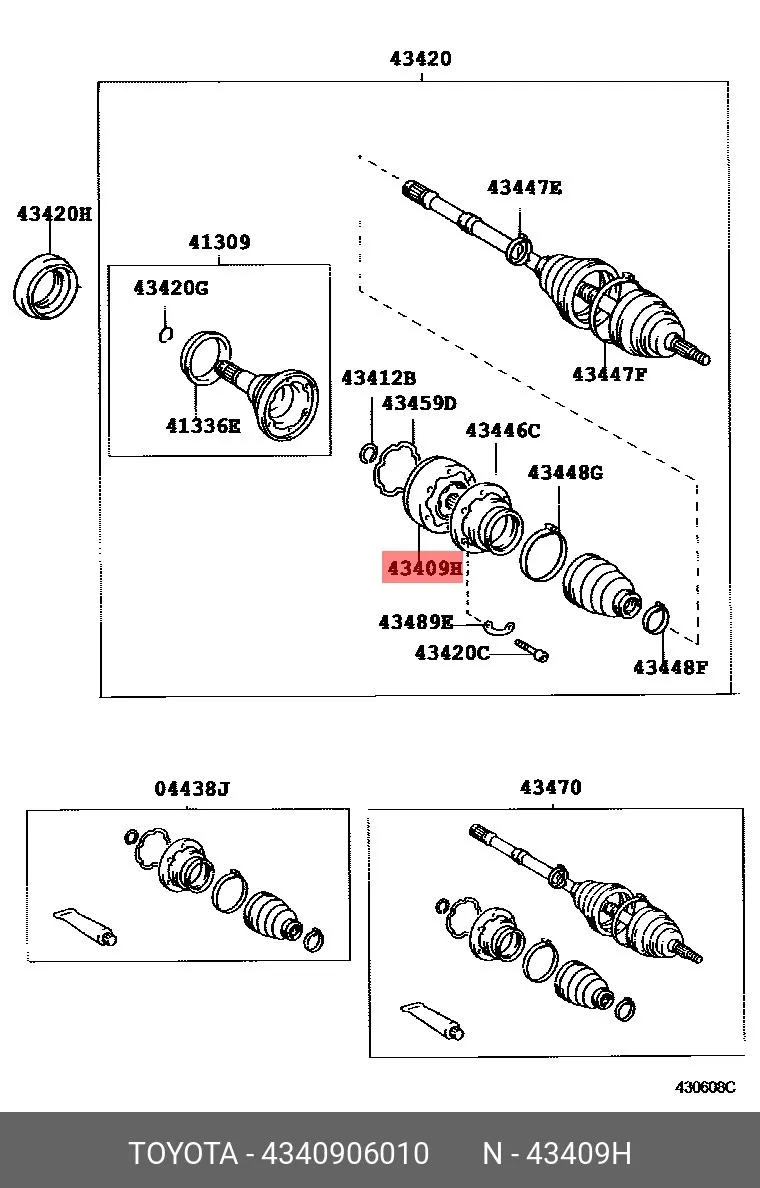 ШРУС внутренний EEP 59A200034