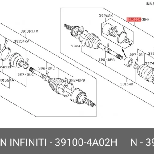 ШРУС внутренний L EEP 59C200026