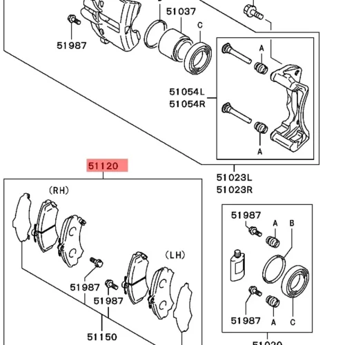 Тормозные колодки передние CISNNOC 60D140018