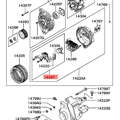 Реле генератора MPK 60D250014
