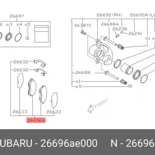 Тормозные колодки задние CISNNOC 60F140004