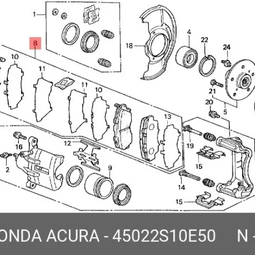 Тормозные колодки передние CISNNOC 60N140024