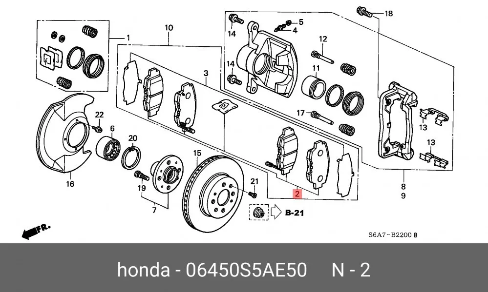 Тормозные колодки передние CISNNOC 60N140026