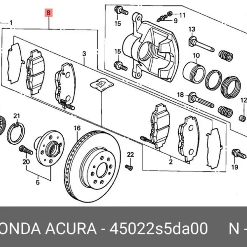 Тормозные колодки передние CISNNOC 60N140029