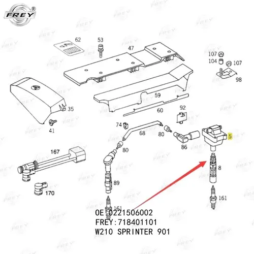 Катушка зажигания FREY 718401101 — изображение 3