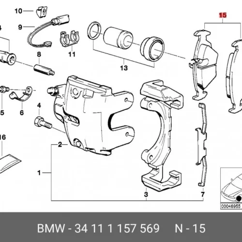 Тормозные колодки передние SRR OE BP-19210