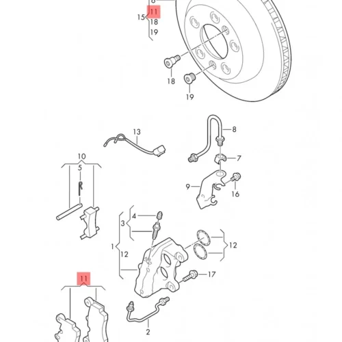 Тормозные колодки задние SRR OE BP-19228
