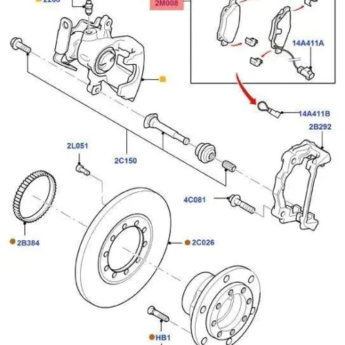 Тормозные колодки задние SRR OE BP-19234