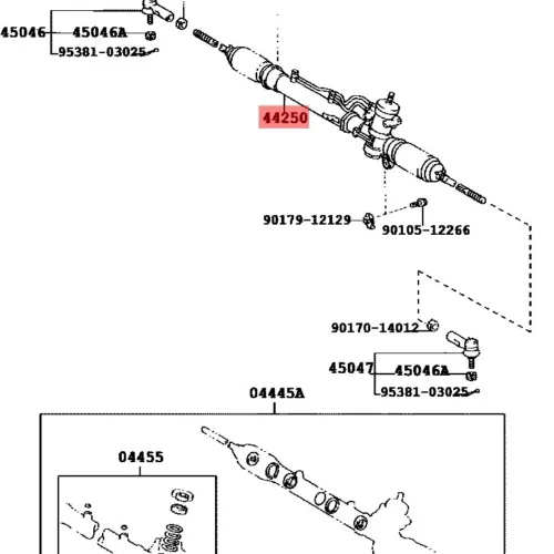 Рулевая рейка FDR FA2515