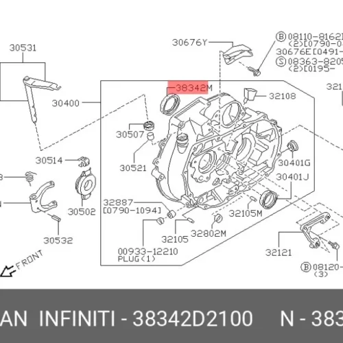 Сальник привода R FDR FB6002