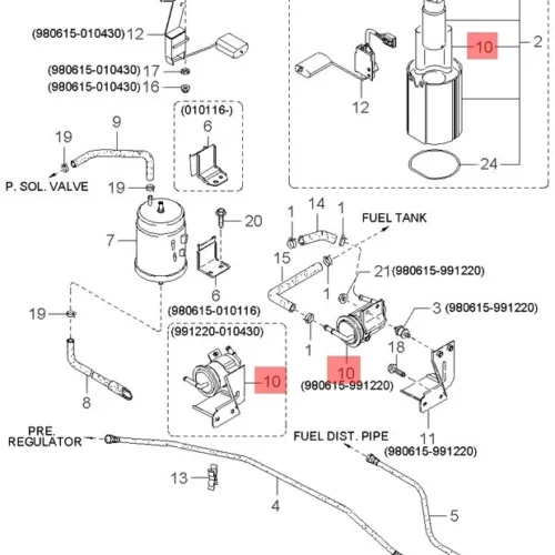 Фильтр топливный FDR FD3212