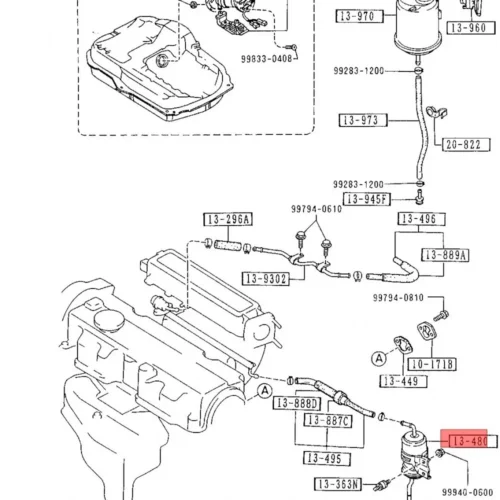 Фильтр топливный FDR FD3214