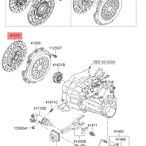 Диск сцепления (фередо) FDR FF9501
