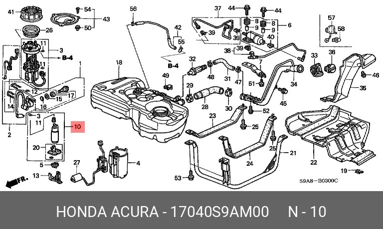 Бензонасос электрический SRR OE FP-31032 — изображение 2