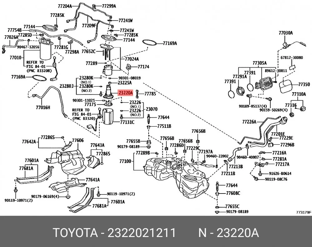Бензонасос электрический SRR OE FP-31045