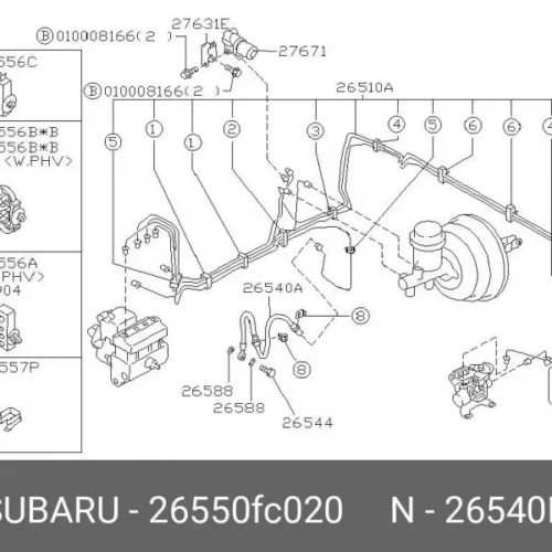 Тормозной шланг передний L JPS J4153S