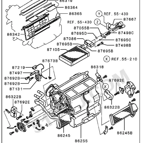 Радиатор отопителя SRR SRR101851