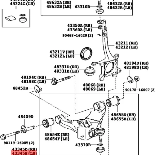 Шаровая опора нижняя SRR SRR10962