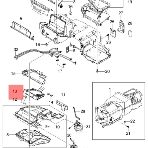 Радиатор отопителя SRR SRR110389