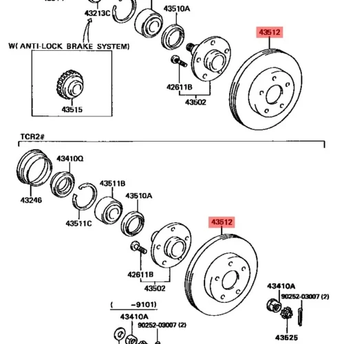 Тормозной диск передний SRR SRR14146