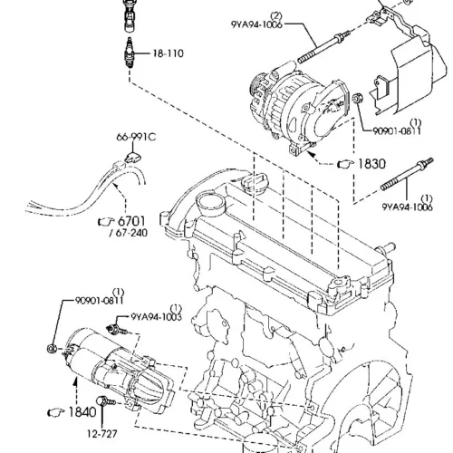 Катушка зажигания SRR JAPAN SRR22042