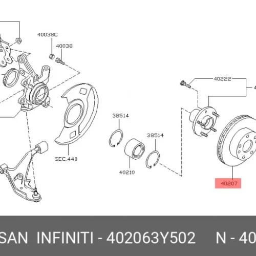 Тормозной диск передний SRR SRR30056