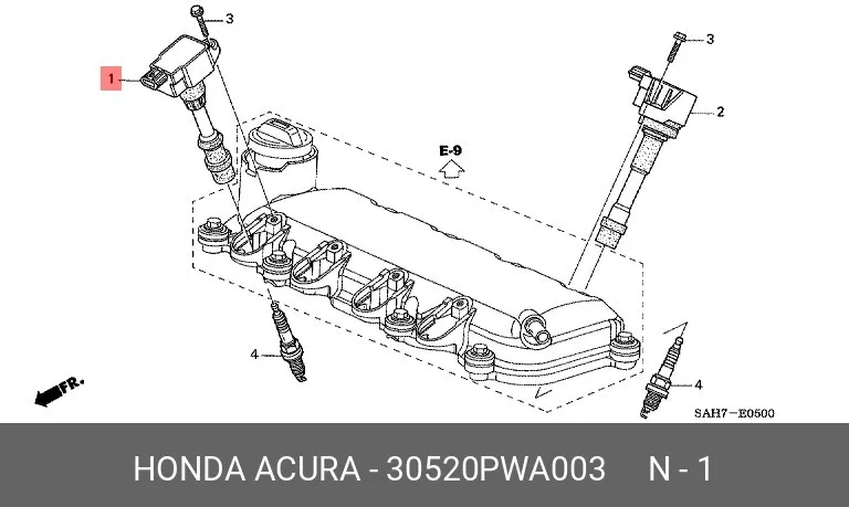 Катушка зажигания SRR JAPAN SRR42702