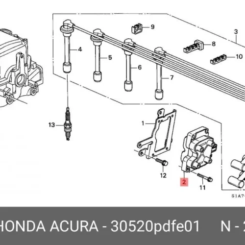 Катушка зажигания SRR JAPAN SRR42710