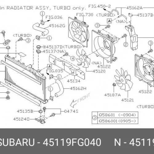 Радиатор охлаждения двигателя SRR SRR57314