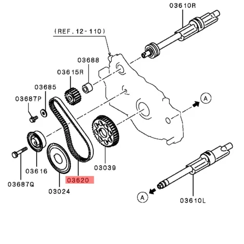 Ремень ГРМ 65*13.0 SRR SRR64614