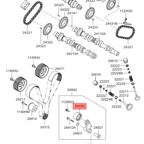Ролик натяжной SRR SRR64622