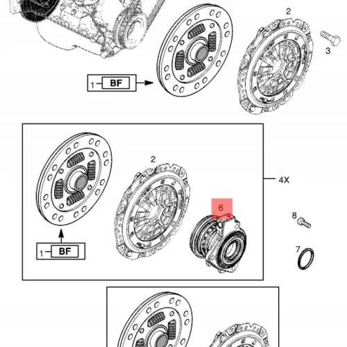 Выжимной подшипник SRR SRR73702