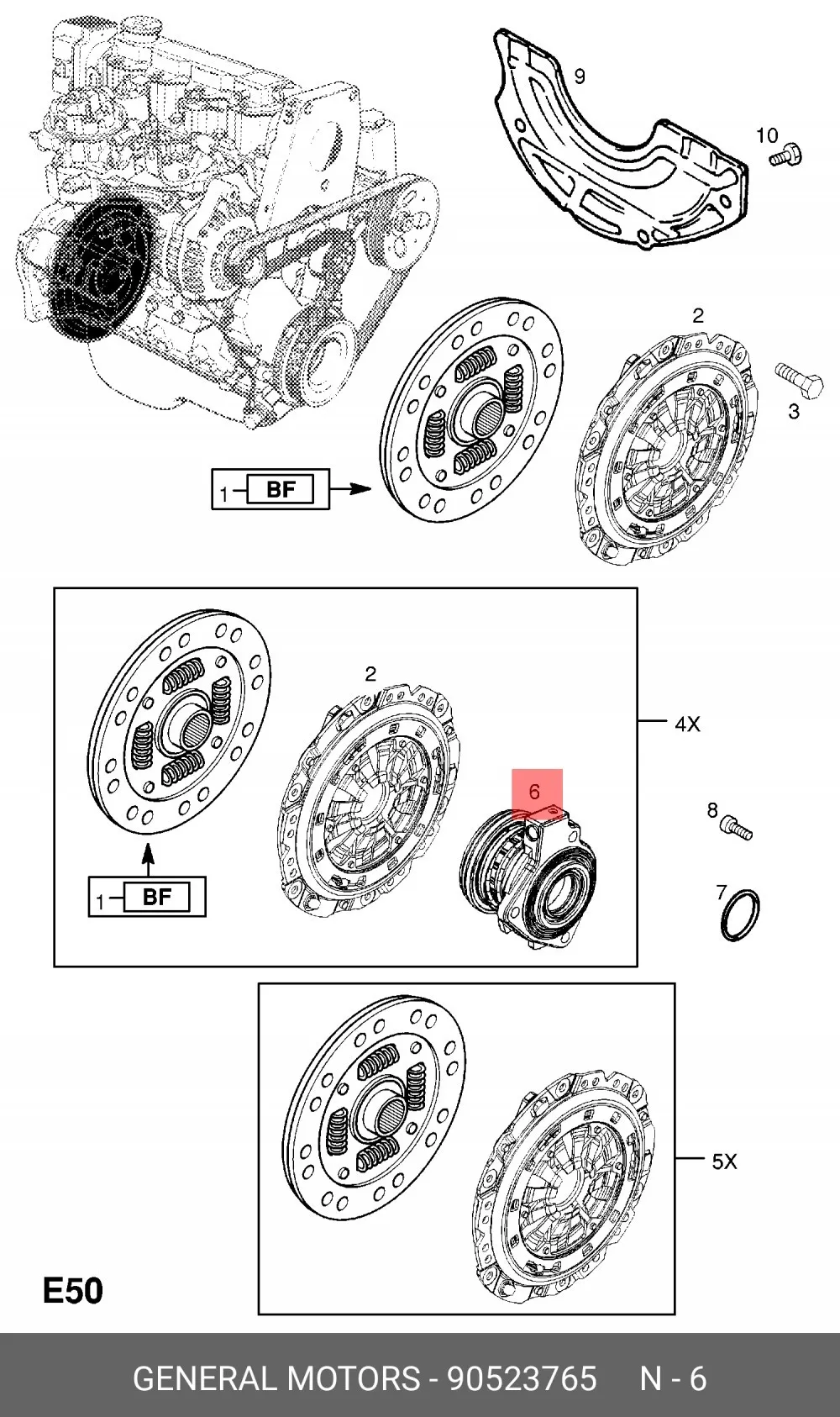 Выжимной подшипник SRR SRR73702