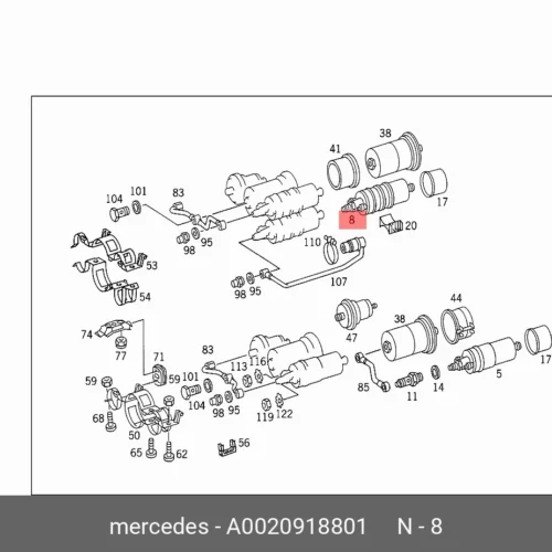 Бензонасос электрический SRR SRR91714