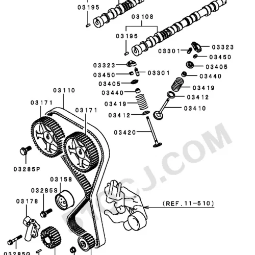 Ремень ГРМ SRR OE TB-08044