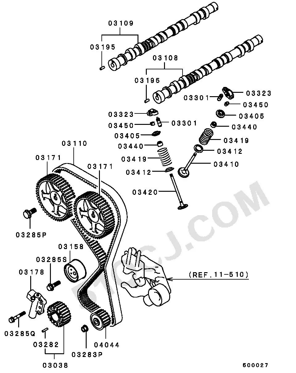 Ремень ГРМ SRR OE TB-08044