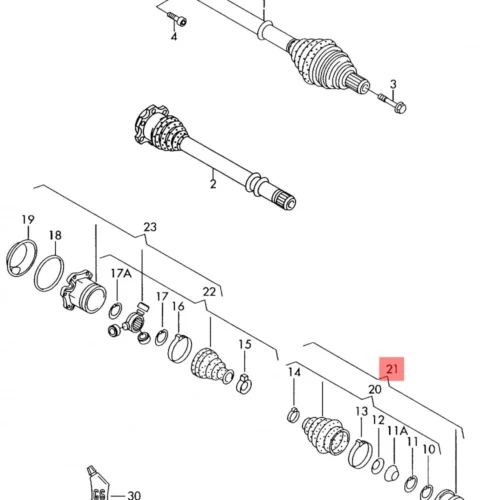 ШРУС наружный TMG TH1572