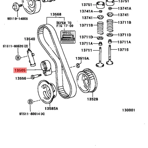 Ролик натяжной TMG TT4117